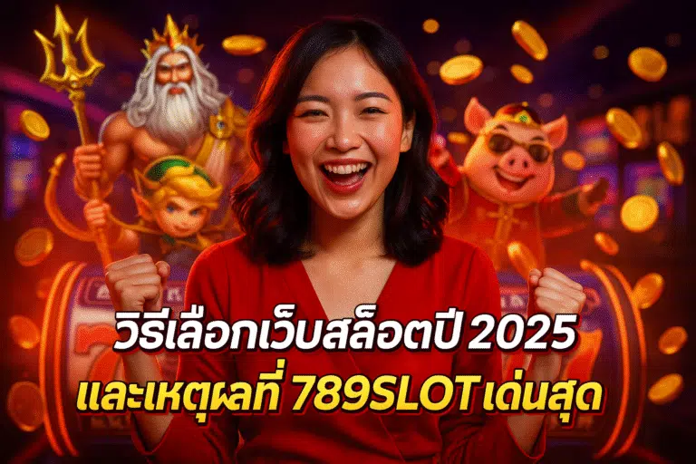 วิธีเลือกเว็บสล็อตปี 2025 และเหตุผลที่ 789SLOT เด่นสุด