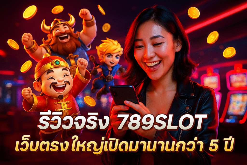 รีวิวจริง 789SLOT เว็บตรงใหญ่เปิดมานานกว่า 5 ปี