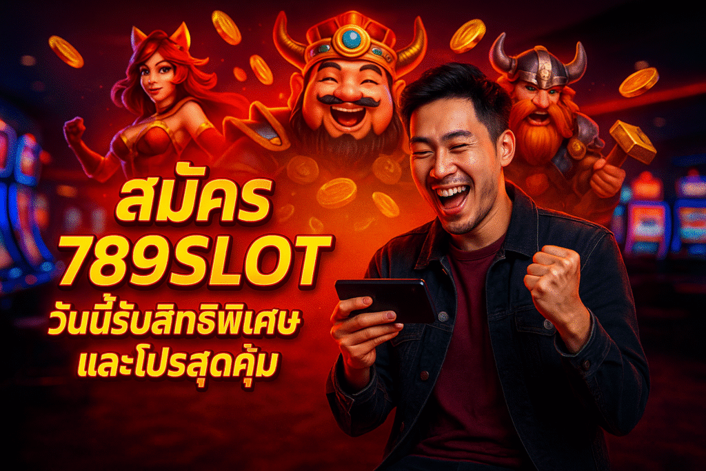 สมัคร 789SLOT วันนี้รับสิทธิพิเศษและโปรสุดคุ้ม